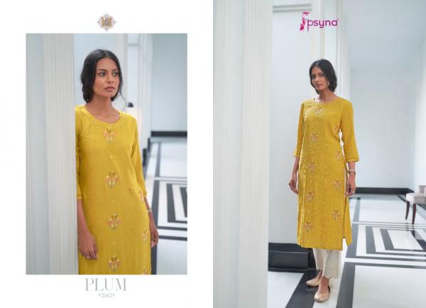 Psyna Plum Vol 2 Rayon Fancy Designer Kurti Collection